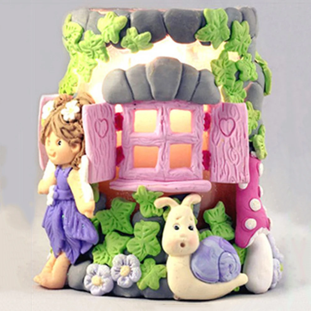 Новинка 2019 года: винтажные садовые феи для дома дверей окон цветов силиконовые