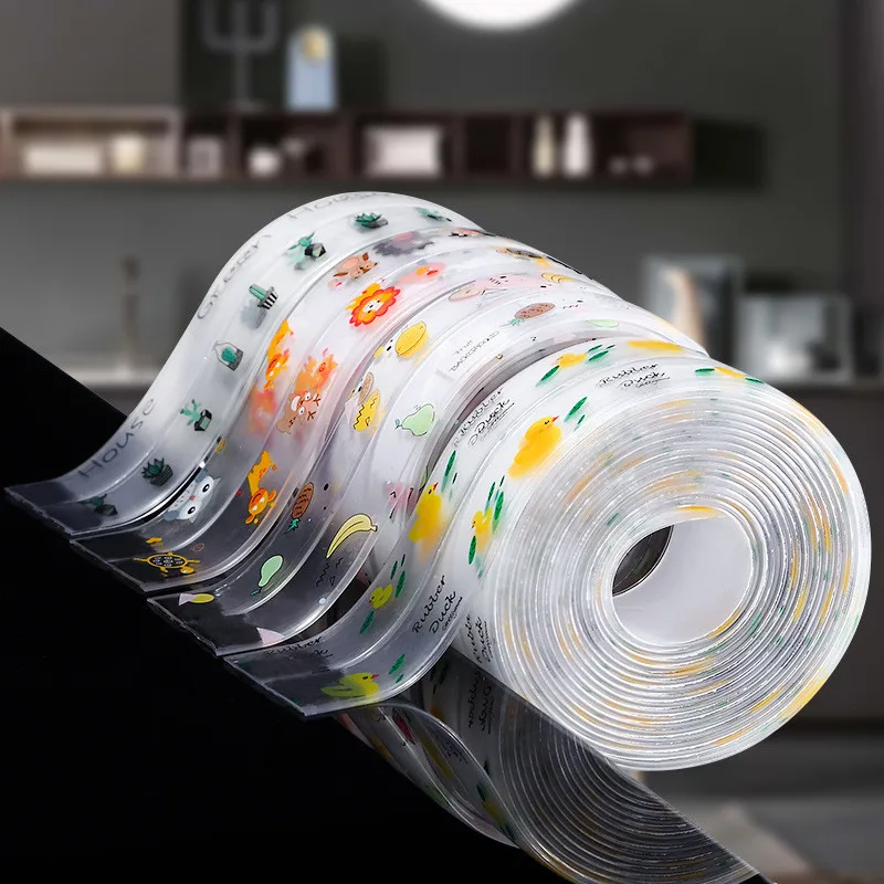 3 2 м x 8 см изоляция для мойки и плиты Водонепроницаемый наклейки прозрачной