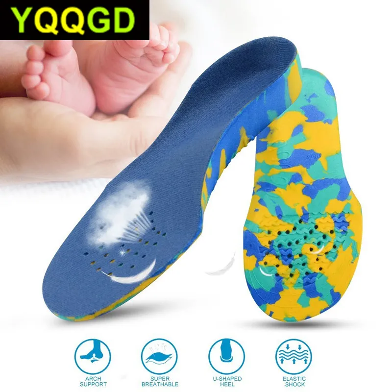 

1Pair Foot Massage Orthotic Flatfoot Insoles - Children Flat Feet and Arch Support Insoles Comfort Support for kids