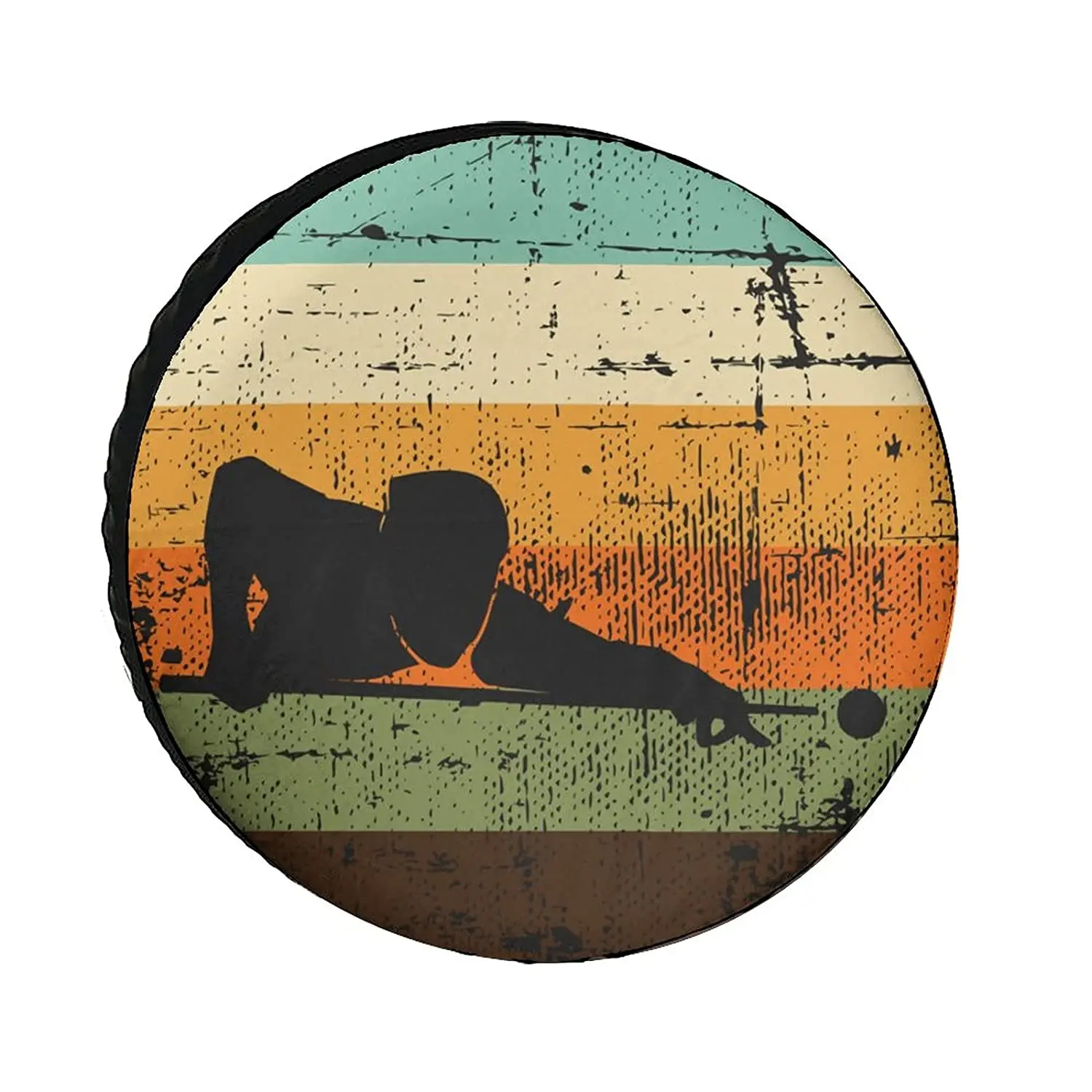 

Billiard Snooker Vintage Universe Exploration Tire COVERs Wheel COVER Protectors Weatherproof UV Protection Spare Tire