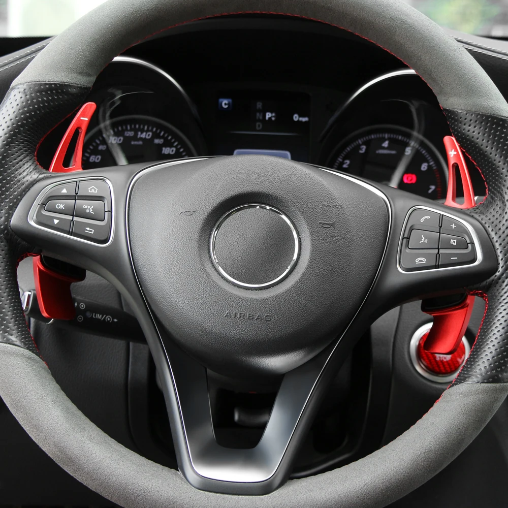 1 пара автомобиля рулевое колесо сдвиг Paddle Shifter расширение для Benz A B C E GLE класс CLS
