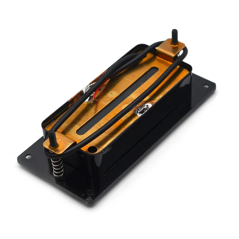 Электрический мини хамбакер с двумя линиями и 8 отверстиями пикап для окуня/моста