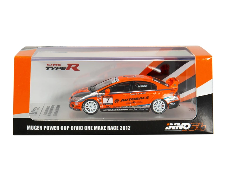 INNO64 1: 64 Honda Civic Ferio Gr. A#16 MUGEN гоночная литая модель автомобиля