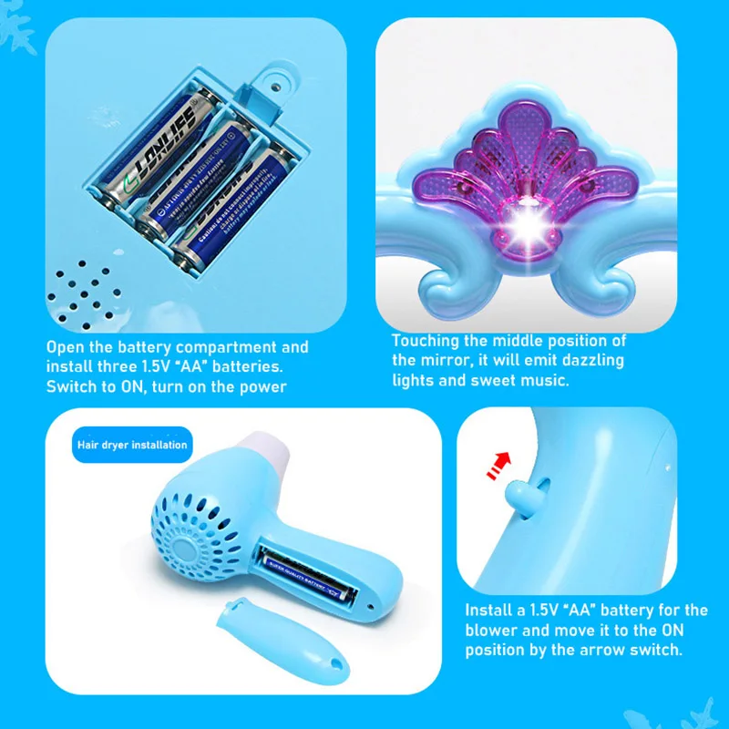 Disney frozen детские игрушки для девочек принцессы макияжа Настольная игрушка