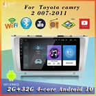 HANSA Android 10 автомобильный мультимедийный плеер радио навигация автомобильное стерео головное устройство 2 din wifi для toyota camry 2007 2008 2009-2011