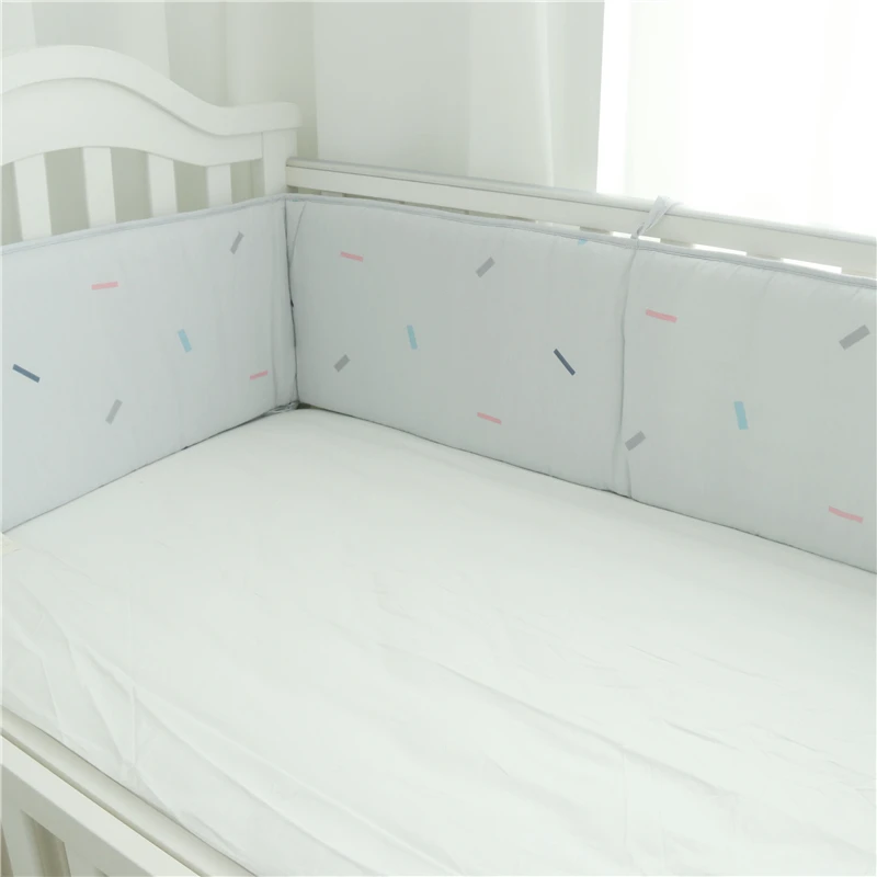1 шт. детский бампер для кровати 100% хлопок Детский Комплект постельного белья