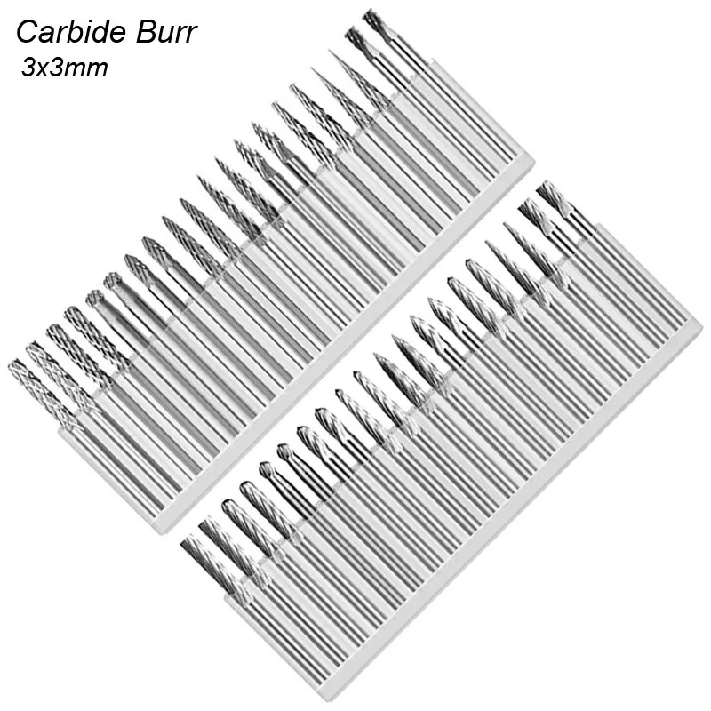 3 мм хвостовик Вольфрам напильник с твердосплавным покрытием (карбид 1/8 &quotрезьба