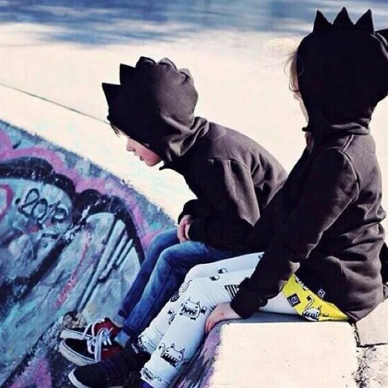 Детские толстовки с мультяшным динозавром спортивные костюмы для маленьких