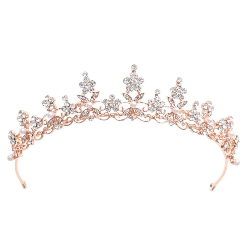 

Wedding Crown Hair Accessories Bridal Headdress Baroque Crystal Rhinestone Sparkling Headdress Bride Wedding Party Wholesale Hot