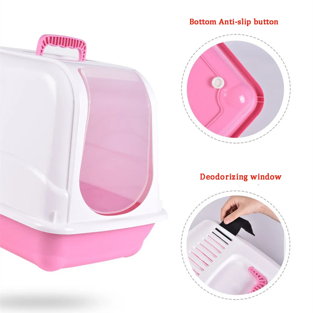 Полностью закрытый ящик для кошачьих туалетов дезодорант и защита от брызг