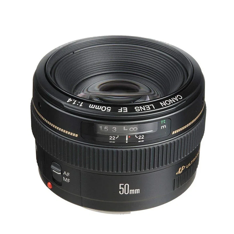 Бывший в употреблении Canon EF 50 мм f/1 4 USM SLR объектив цифровой камеры|Объективы для