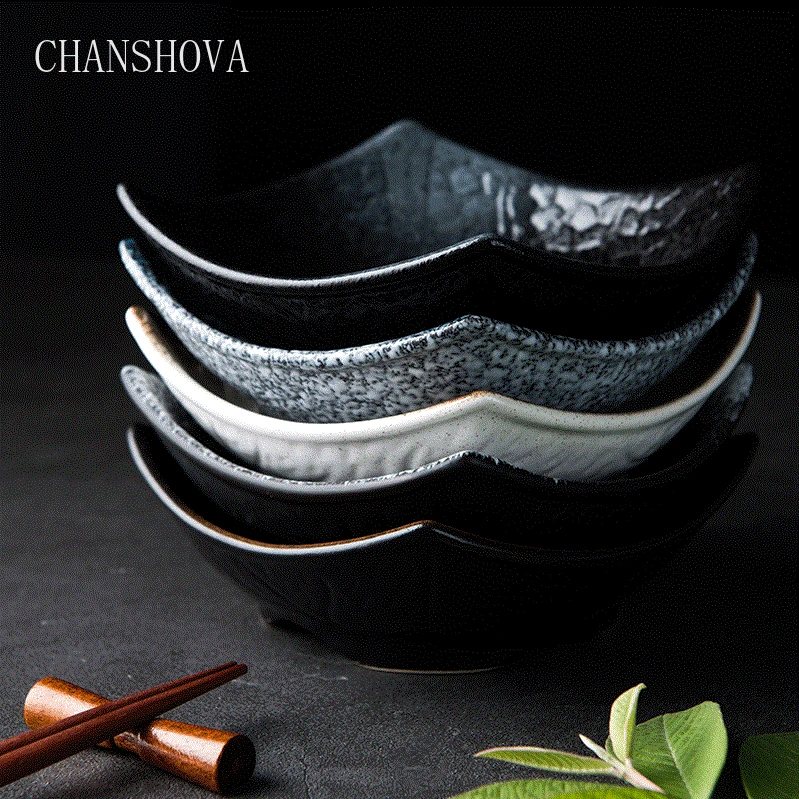 CHANSHOVA китайские ретро глазурованные керамические тарелки для салата блюда