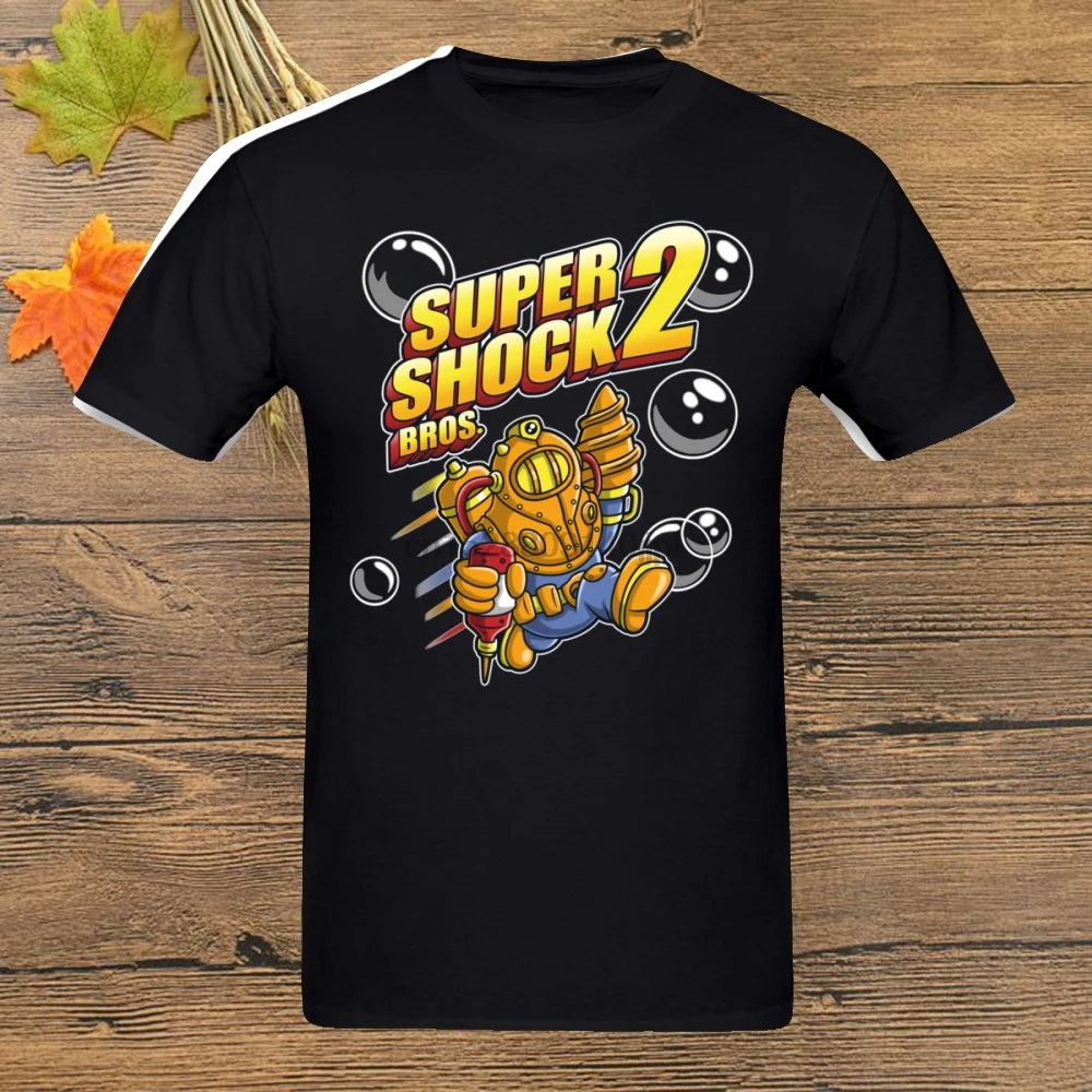 Новинка футболка Super BioShock Bros 2 Big Daddy уникальный дизайн для мужчин новая игра