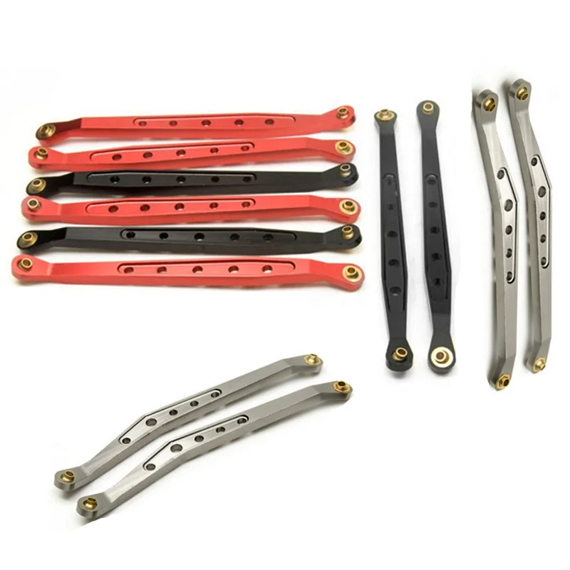 

8Pcs/Set Aluminum Alloy Upper Lower Suspension Links Linkage Set for 1/10 Axial WRAITH RC Crawler 3 Colors Available