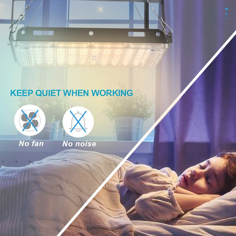 Фитосветильник светодиодная для выращивания растений 3 шт. 800 Вт 3500 К 5500