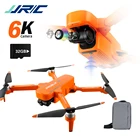 X17 GPS Дрон Двойная камера 6K HD 5G Wi-Fi FPV Квадрокоптер для аэрофотосъемки с 2-осевым стабилизатором Бесщеточный двигатель Складной квадрокоптер Расстояние дистанционного управления 1000 м