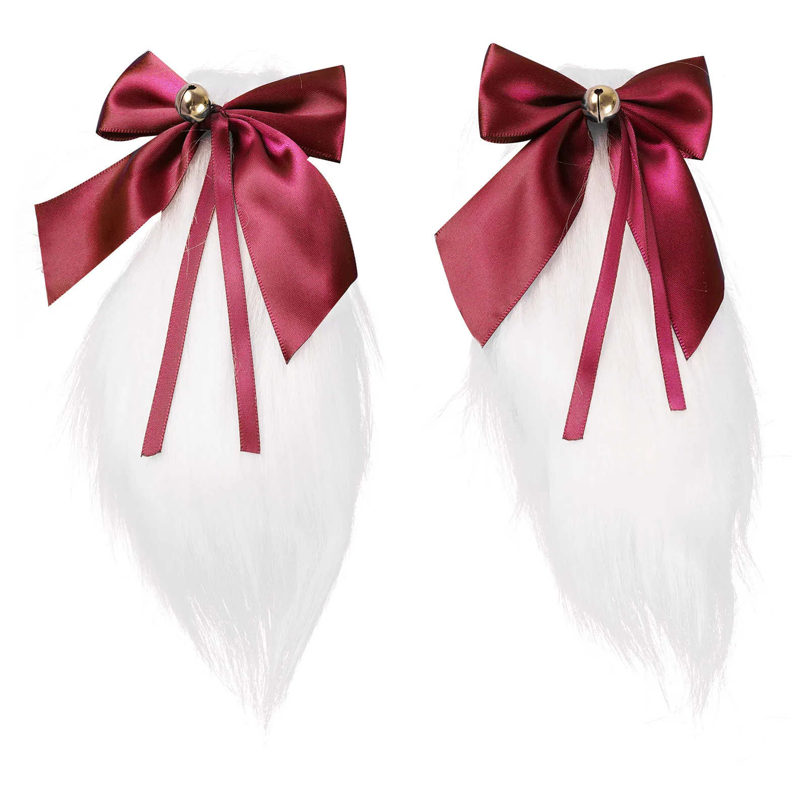 

Girls Hair Accessory Cute Rabbit Plush Ears Hairpin Birthday Party Cosplay Bowknot Bell Hair Clip Kawaii Japanese Anime Headwear