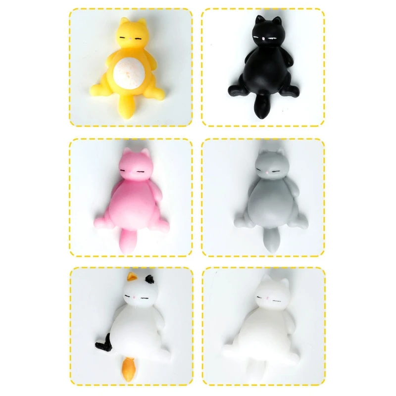 

Детские Сенсорные игрушки, игрушка в виде кошки, сжимаемая игрушка для снятия стресса, подарки, милые животные, товары для вечеринки, искусс...