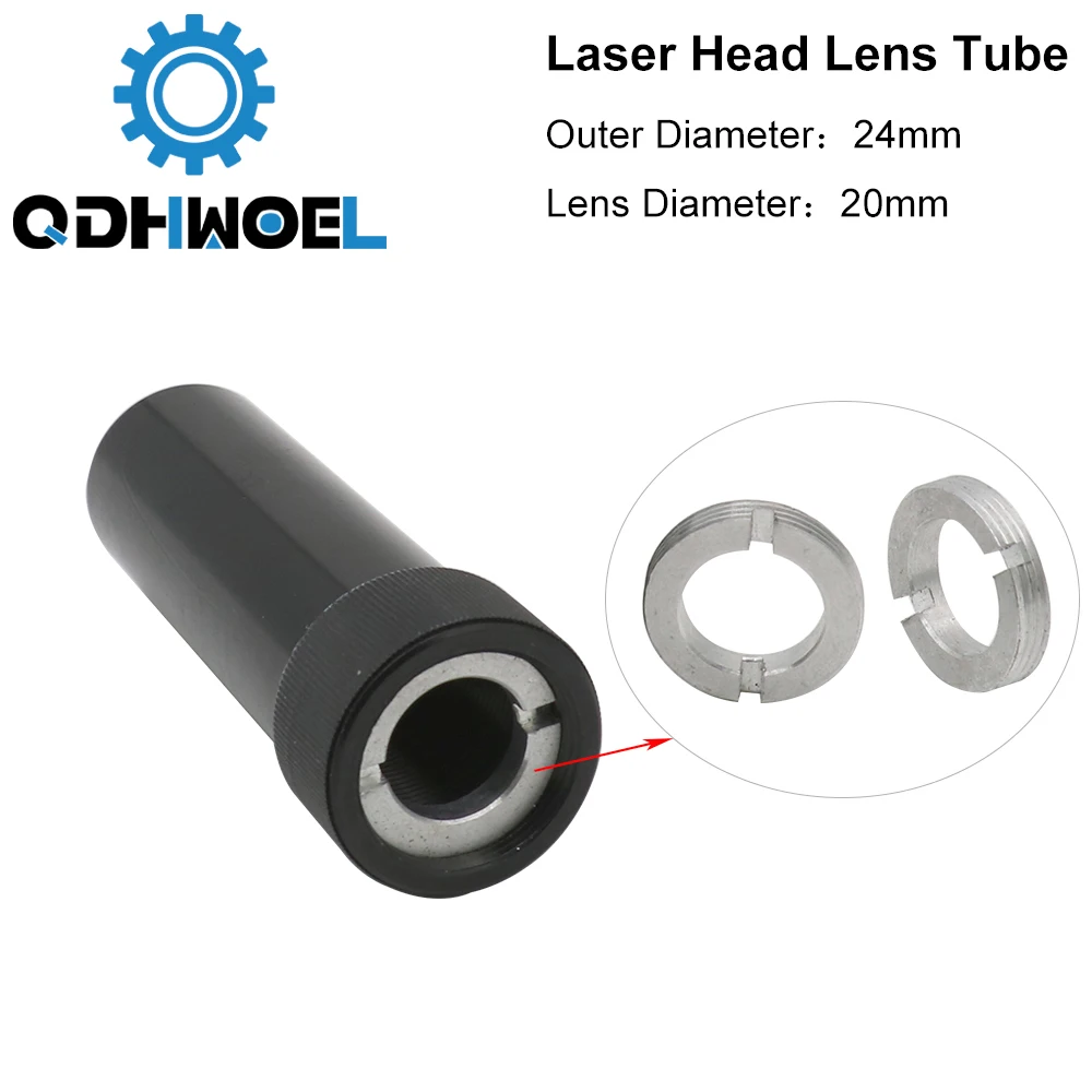 QDHWOEL C Series CO2 внешний диаметр линзы 24 мм для линз диаметром 20 лазерной