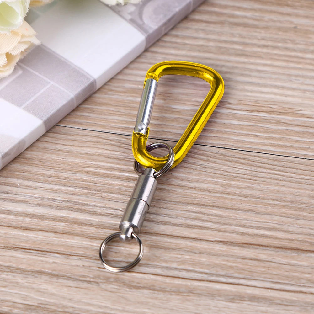 

Портативный прочный магнитный карабин для рыбалки цилиндрическая магнитная пряжка анти-потеря брелок защелка Зажим Замок пряжка