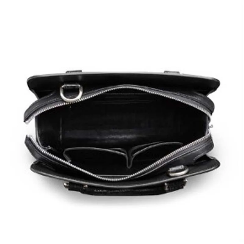 Мужская сумка из крокодиловой кожи Gente модная деловая сумка-портфель на плечо 2019 |