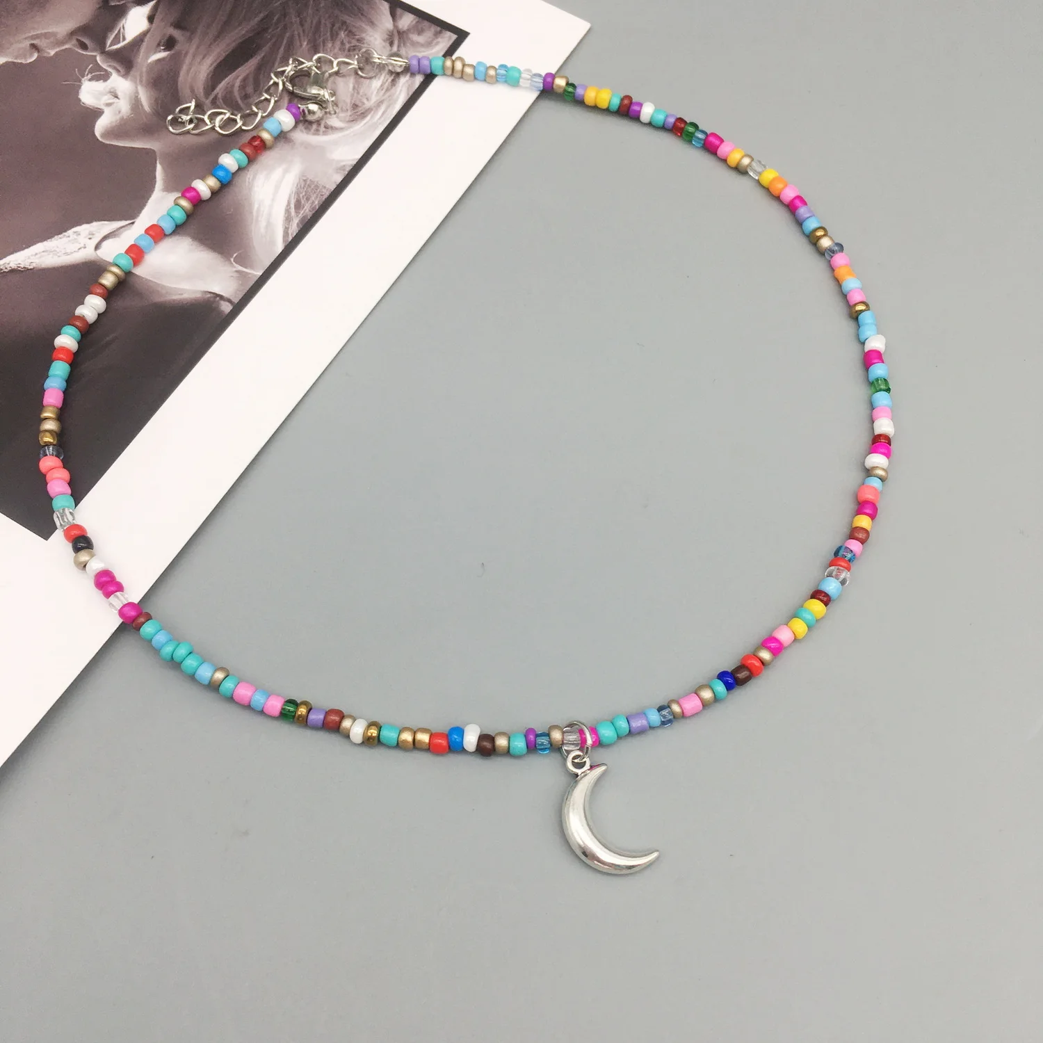 Женское ожерелье с подвеской в виде креста и звезды | Украшения аксессуары