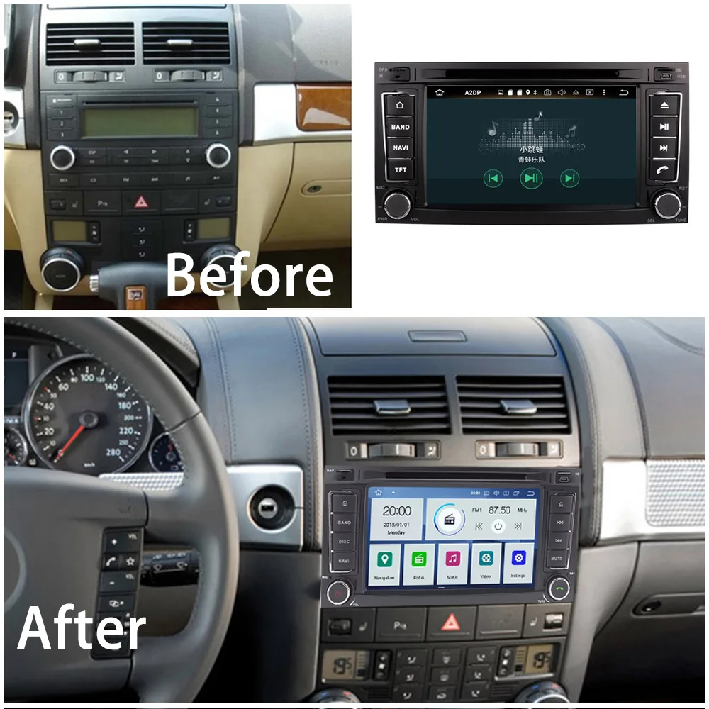 Автомобильный мультимедийный плеер стерео GPS DVD радио навигация Android экран для