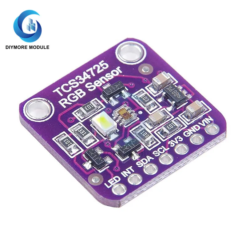 Модуль цветного датчика TCS34725 34725 RGB ИК фильтр с блокировкой плата для