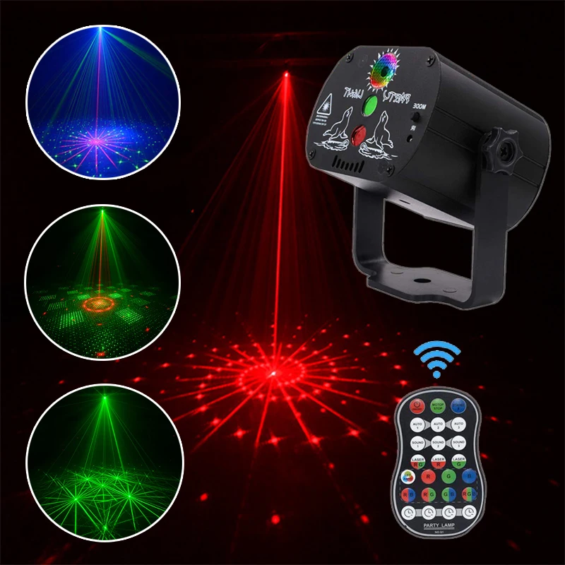 Светодиодный светильник для дискотеки Рождественский лазерный проектор 60