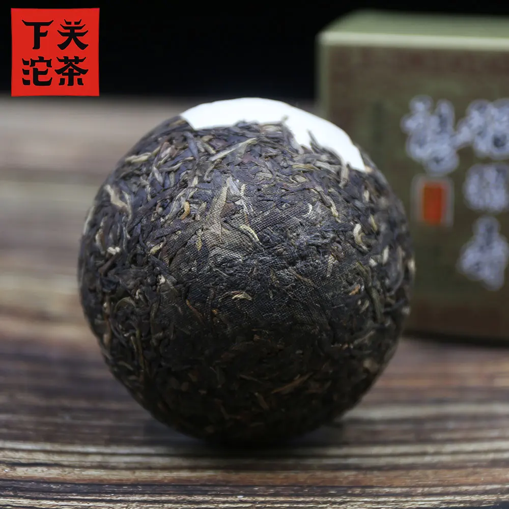 чай пуэр Xiaguan 2015 yr Shen Pu erh Tuo Fu Lu Shou Xi Cha Yunan сырой Tuocha 125 г * 4 подарочная