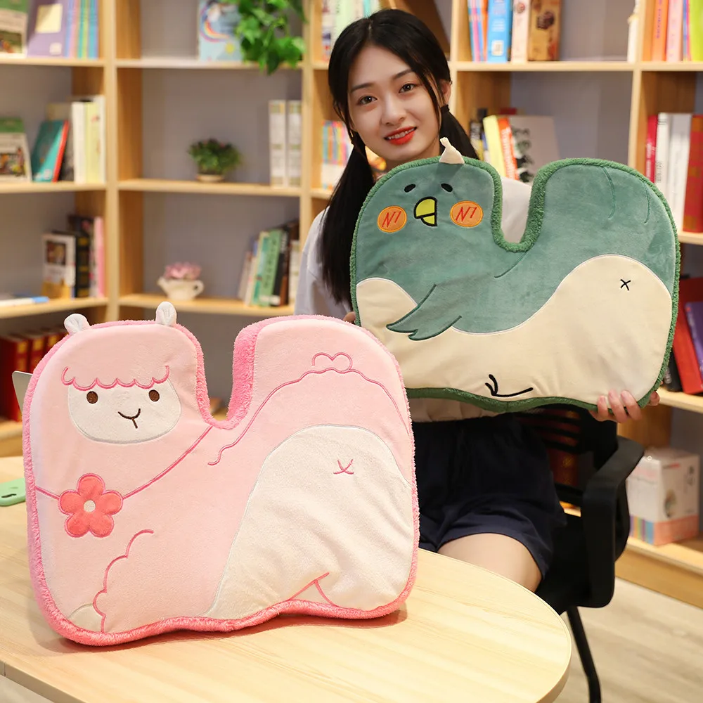 Cartoon Alpaca Memory cotton chair cushion breathable office sedentary seat beautiful buttocks pregnant women ass gift | Игрушки и хобби