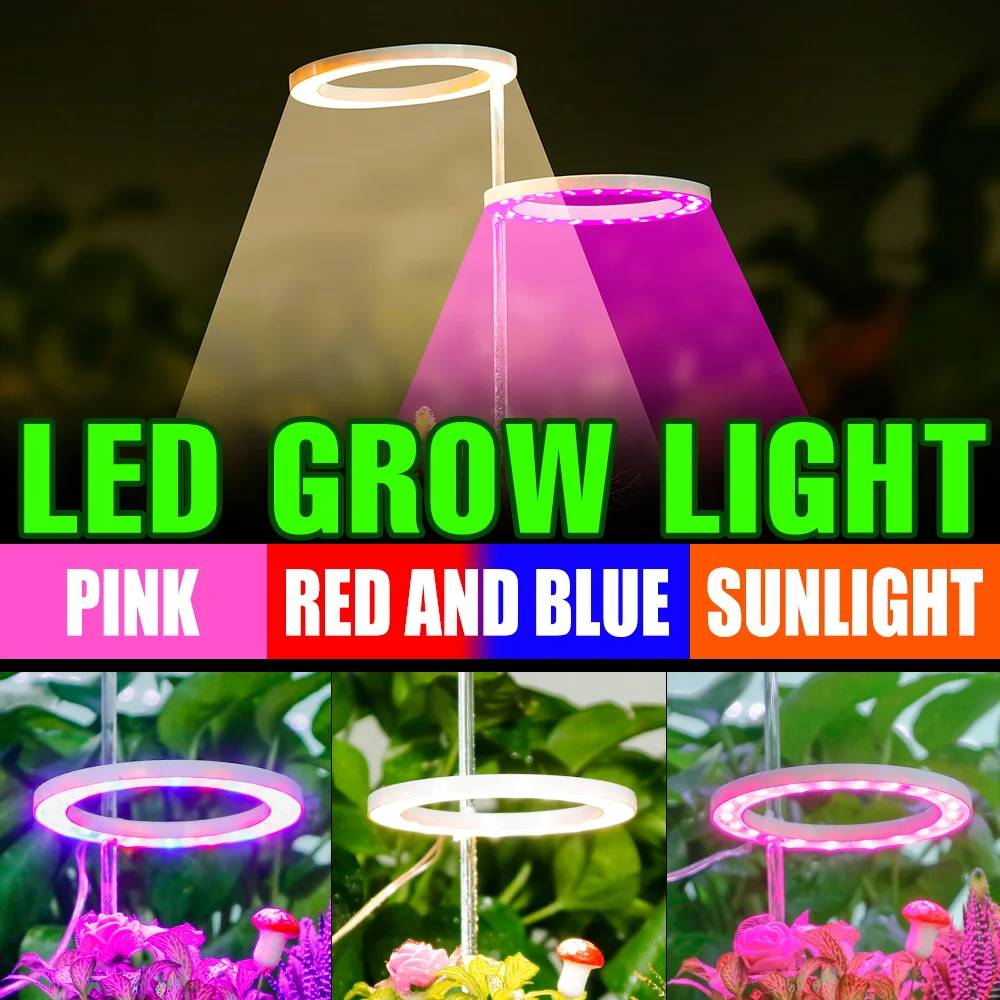 

USB Full Spectrum LED Grow Light Phyto Lamp For Plants Bulb 5V Greenhouse Hydroponic Growth Lighting LED Fitolampy Indoor Seeds