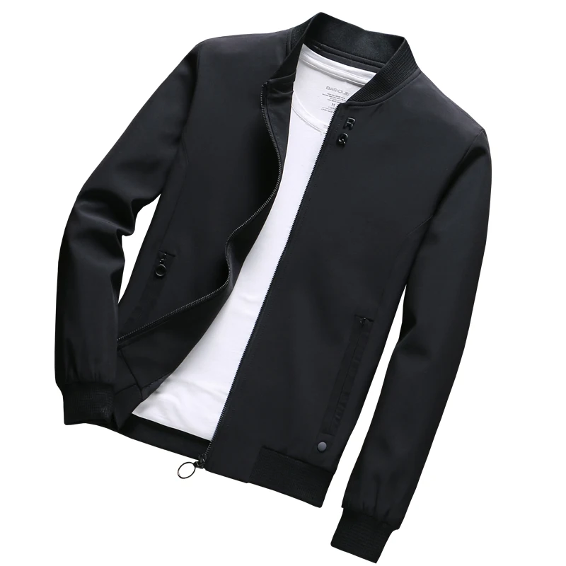 

Mens Jackets Male Casual Zipper Jacket Men Spring Casual Outwear Men Thin Jacket Man Autumn Jackets Men Bomber Jackets man