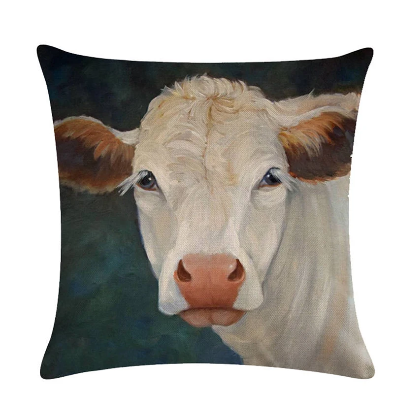 

Наволочка кролик овца Геометрическая Декоративная Подушка наволочка полиэстер 45*45 декоративные подушки украшения для дома наволочка