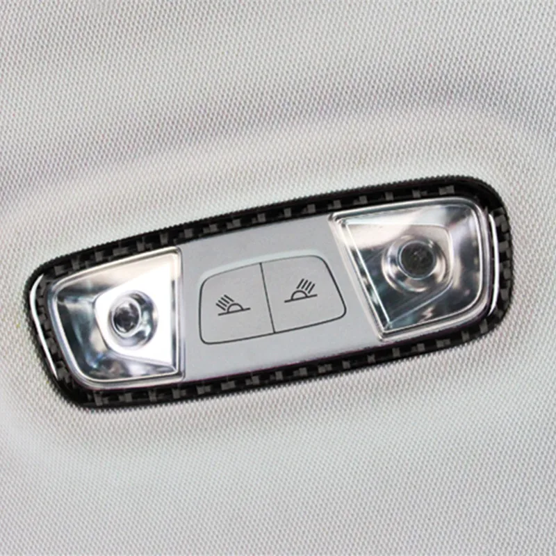 Рамка для лампы чтения из углеродного волокна декоративная накладка Audi A3 8V 2013-2018