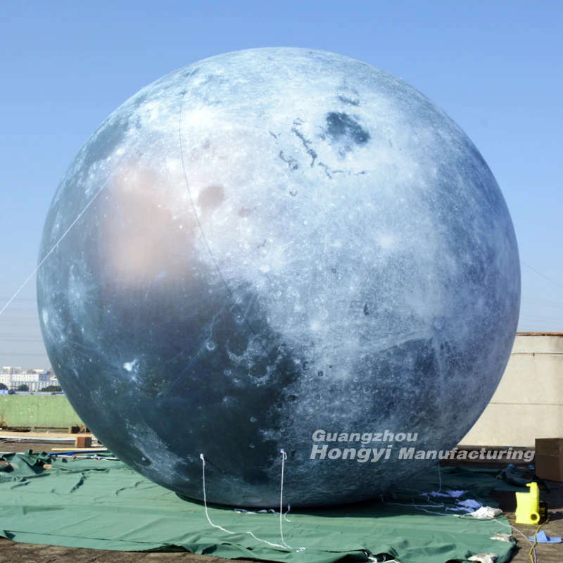 Наружная гигантская реклама светодиодный надувной шар 7 цветов из ПВХ в виде