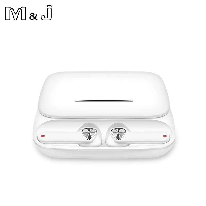 M & J наушники вкладыши TWS с Беспроводной Bluetooth интеллигентая (ый) сенсорный