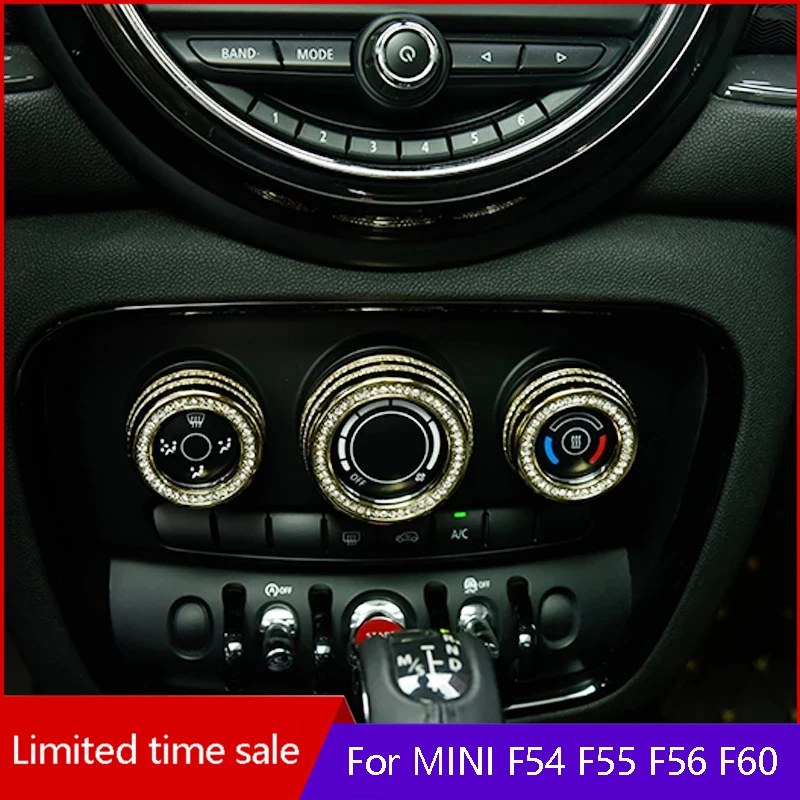 3 шт. автомобильная ручка кондиционера с переключателем для BMW MINI Cooper S ONE JCW F54 F55 F56