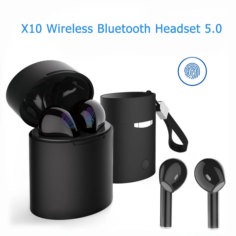 Оригинальные X10 Bluetooth V5.0 наушники настоящие беспроводные стерео спортивные