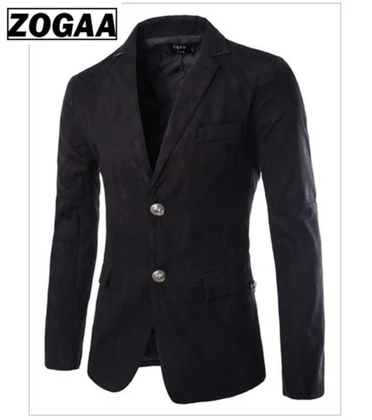 ZOOGAA/Лидер продаж Новое поступление модный Блейзер повседневный мужской пиджак