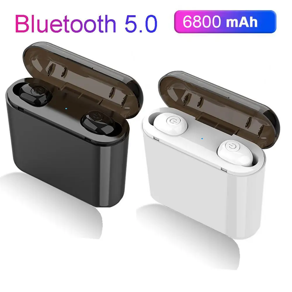 XQ TWS Bluetooth 5,0 наушники 6800 мАч Powerbank беспроводные наушники стерео наушники мини, стерео airdots PK Q32 для телефона Xiaomi