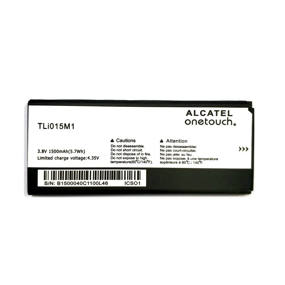 Новинка 2019 литий-ионный аккумулятор TLi015m1 1500 мАч для Alcatel PIXI 4 4034A 4034D 4034X 4034F |