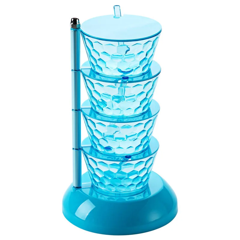 

NEW Arrival Rotating Revolving 4&5-Tier Spice Rack Seasoning Box Kitchen Condiment Containers Kitchen Accessories Dropshipping