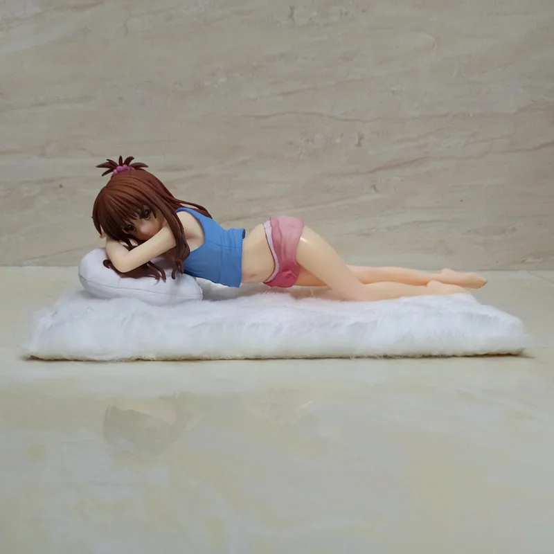 

Anime To Love Ru Yuuki Mikan Sleeping Position Ver PVC Action Figure Collectible Model Doll Toy 20cm