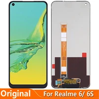 original 6 5 for realme 6s rmx2002 lcd display touch screen digitizer assembly replacement parts for realme 6 rmx2001
