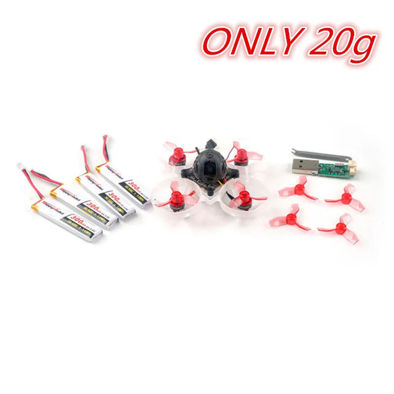 

20g Happymodel Mobula6 65mm Crazybee F4 Lite 1S Whoop FPV Racing Multicopter Multirotor Quadcopter Drone BNF w/ Runcam 3 Camera