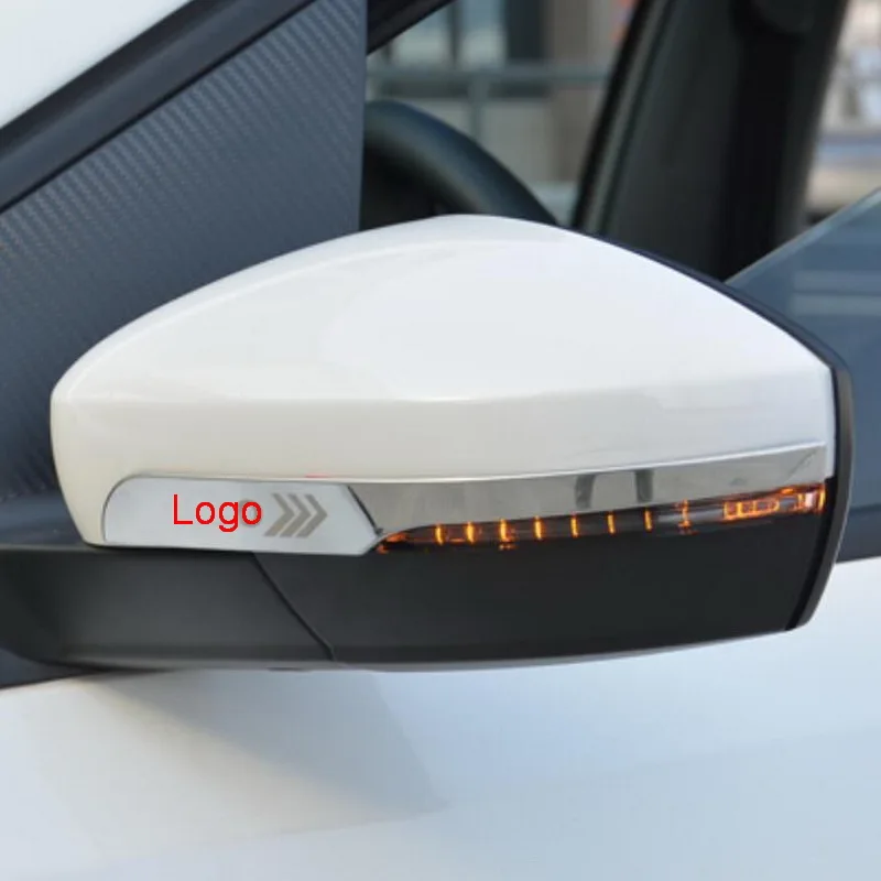 Tonlinker чехол наклейки для Volkswagen POLO 2014 17 Стайлинг автомобиля 2 шт. Нержавеющая сталь