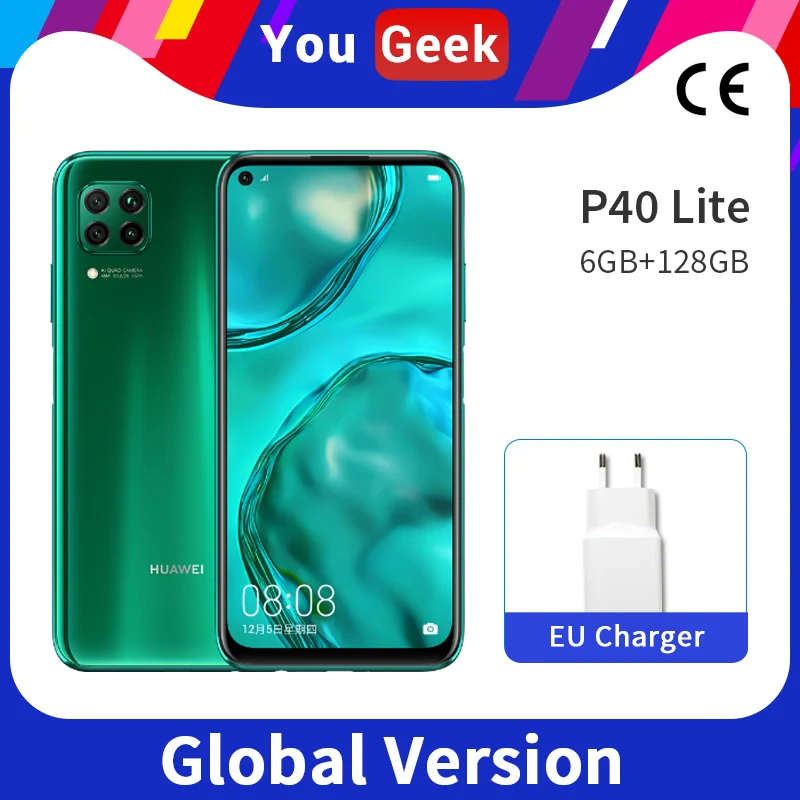 Huawei P40 lite смартфон с 6 4 дюймовым дисплеем восьмиядерным процессором Kirin 810 ОЗУ ГБ