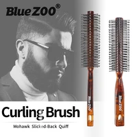 blue zoo amber hair styling comb curling brush anti static massage comb hairbrush hairdressing accessory for men women