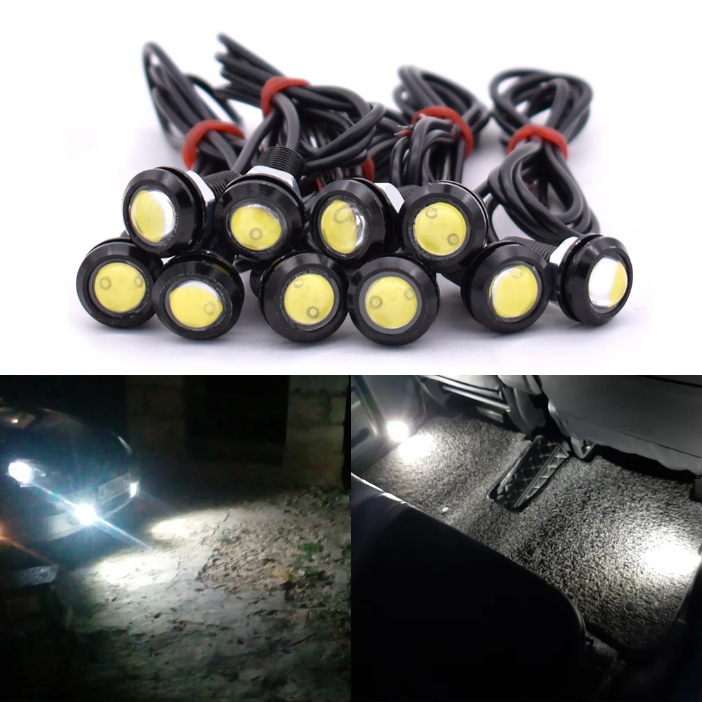 Eagle Eye LED Reverse Backup Light Daytime Running Signal Motorcycl Lamp For Ducati M1000S S4 S4R Honda CB190R VT1100 |